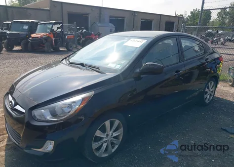 2012 Hyundai Accent Gls z USA, uszkodzony, nr VIN KMHCU4AE5CU129248